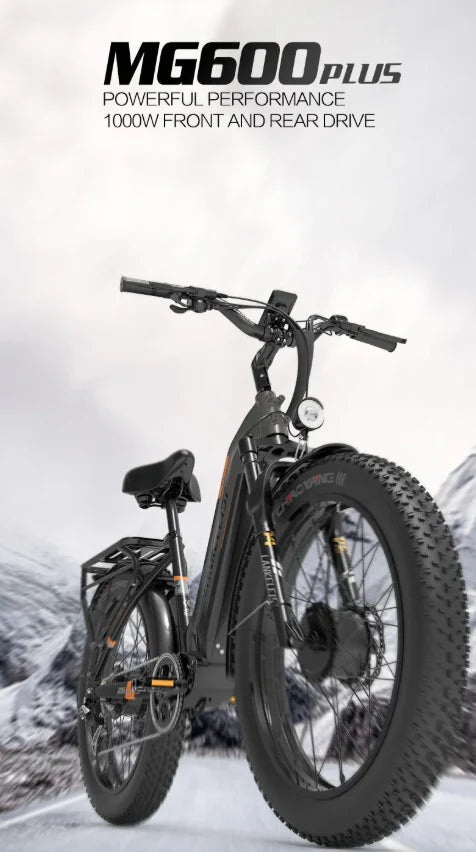 LANKELEISI MG600 Plus — Dual-Motor AWD Fat E-MTB (2×1000W)