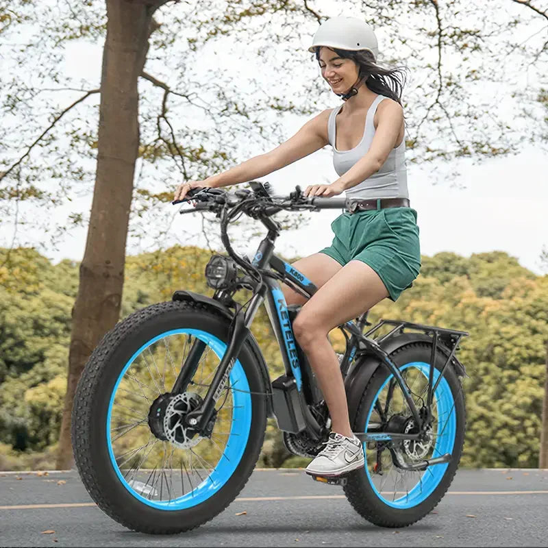Kettles 26” Dual-Motor Fat Tire E-Bike