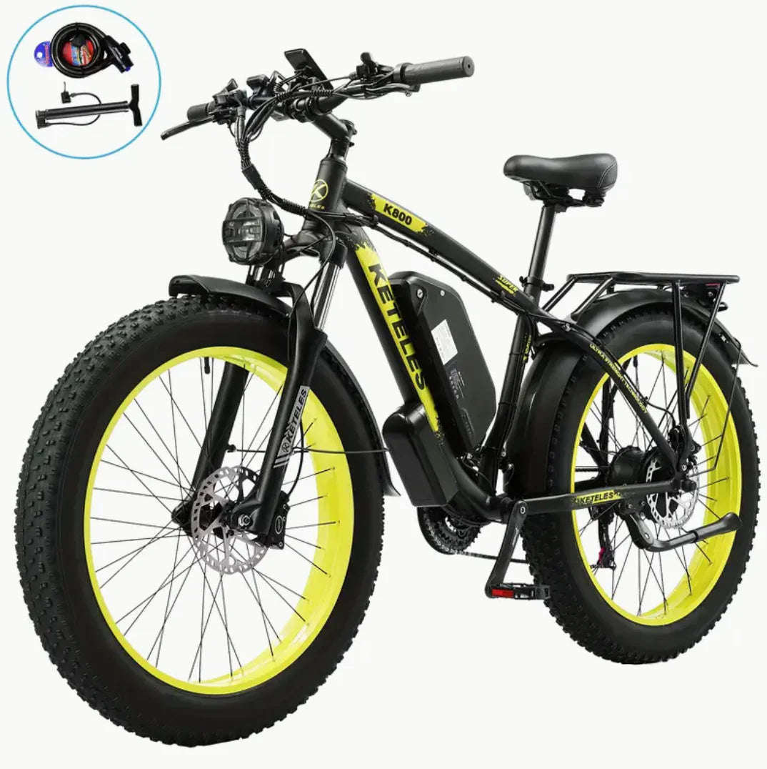 Kettles 26” Dual-Motor Fat Tire E-Bike