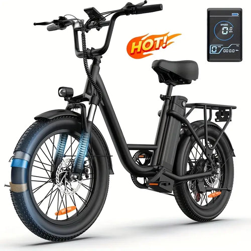 E20 Electric Bike — 745W • 48V 13Ah • up to 20 mph • 20×3″ Tires